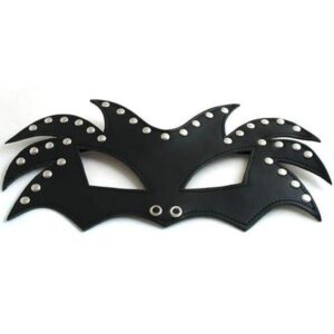 Черная карнавальная маска дракона