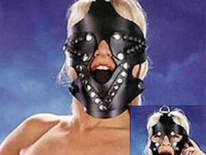 Черная маска с кляпом 3,5 см