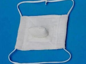 Кляп в виде врачебной повязки белая