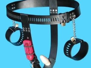 Черный женский пояс целомудрия