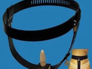 Женское устройство целомудрия с анальной пробкой