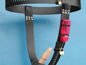 Пояс верности женский с анальной пробкой