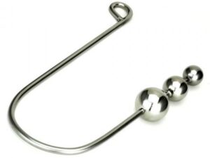 Анальный крюк с тремя анальными шарами