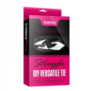 Галстук для бондажа и связывания черный