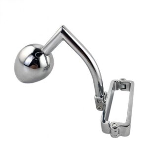 Анальный крючок с зажимом для мошонки