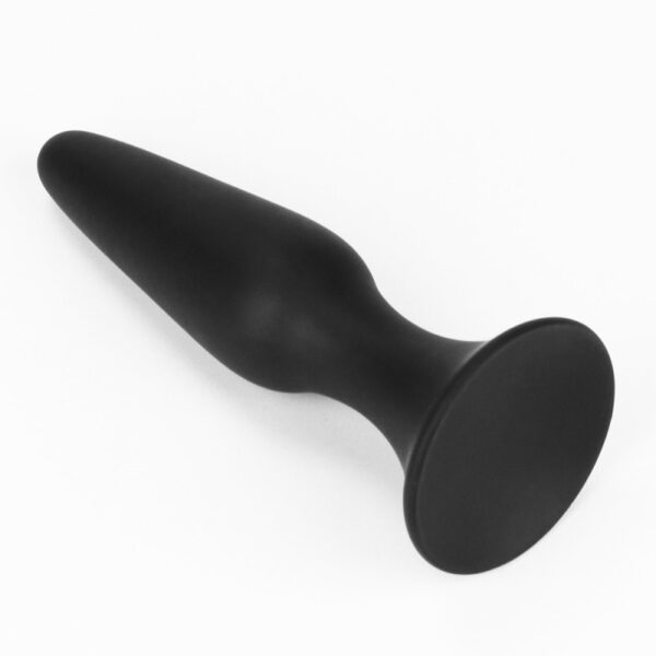 Черная анальная пробка Lure Me Silicone Large - Зображення 4