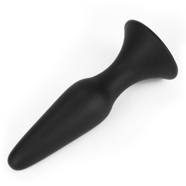 Черная анальная пробка Lure Me Silicone Large - Зображення 5