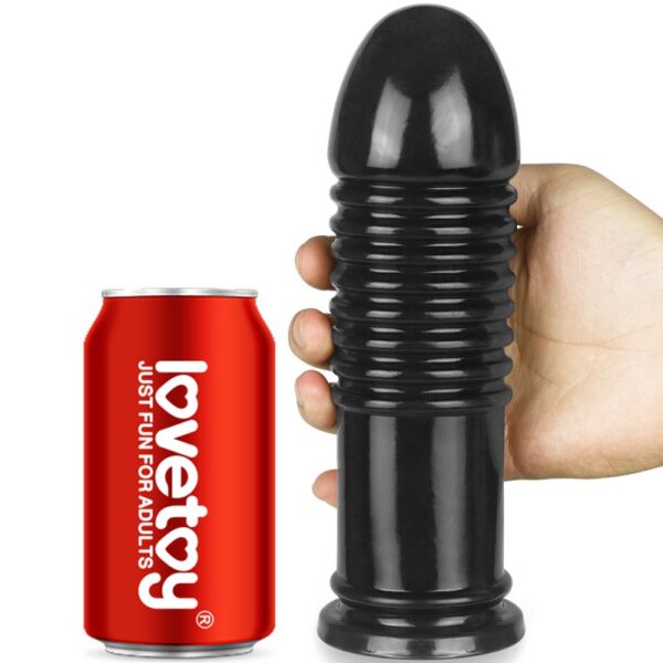 Фаллоимитатор черный для фистинга King Sized - Зображення 5
