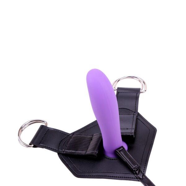 Страпон фиолетовый на ремешках Amor Strap-On - Зображення 4