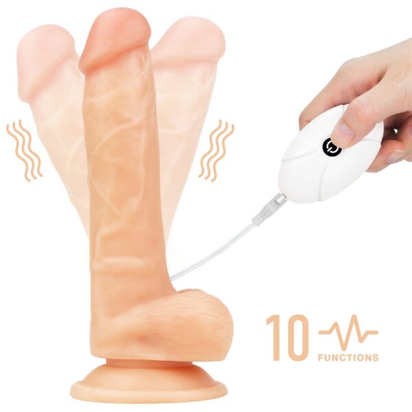 Женский страпон на ремешках Vibrating Strapon - Зображення 4