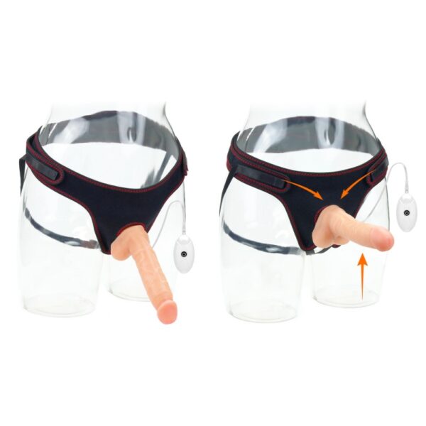 Женский страпон на ремешках Vibrating Strapon - Зображення 6